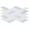 Andova Tiles Flight 2 x 425 Glass Herringbone  Chevron Mosaic Wall Tile SAM-ANDFLI385 - alternate 2